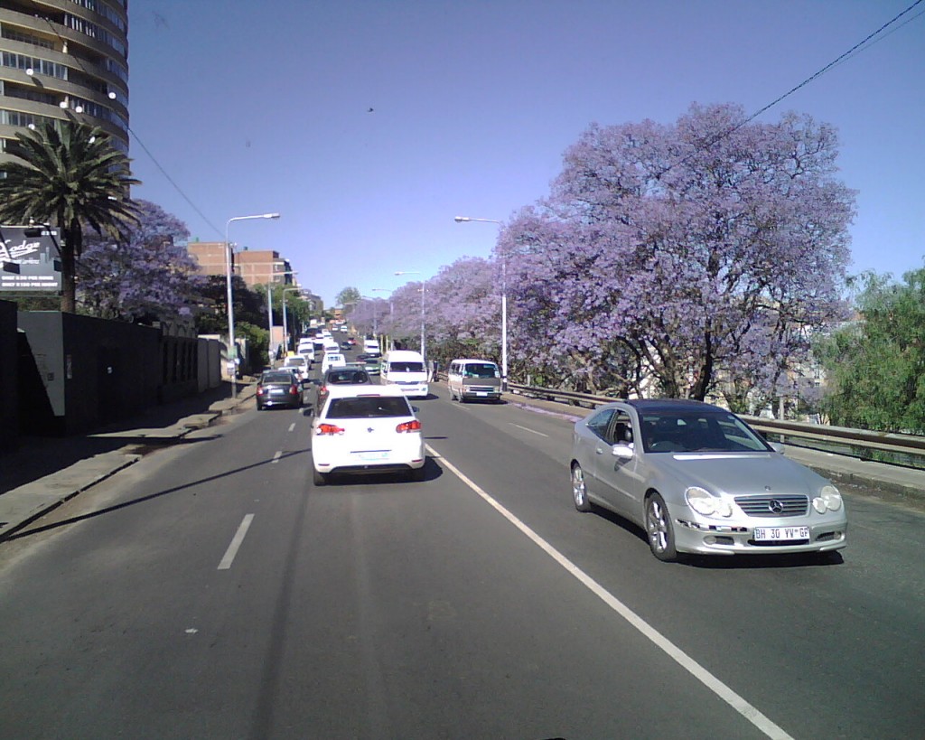 A street in Johannesburg today