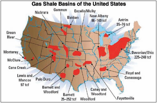 USA oil-shale-basins