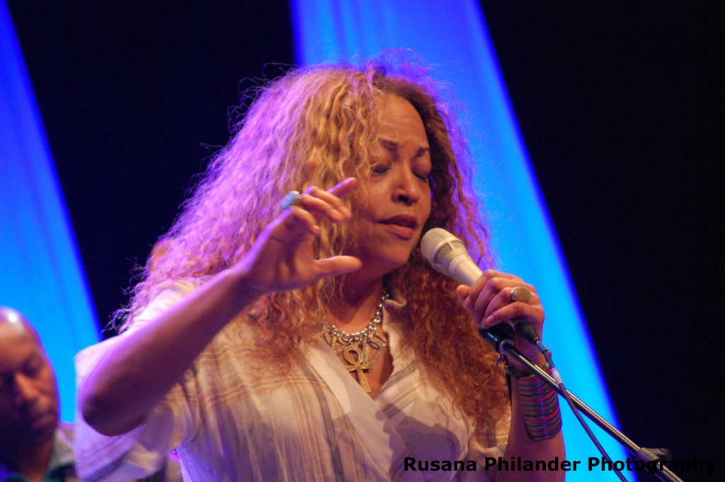 Cassandra Wilson performs at Cape Town International Jazz Festival