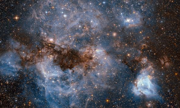 Faster propulsion technology would allow us to visit our galactic neighbors, like this satellite of the Milky Way known as the Large Magellanic Cloud. PHOTOGRAPH BY NASA, ESA 